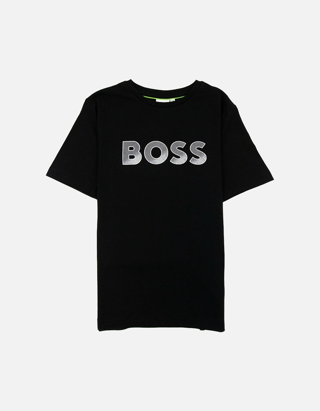 Kids Printed Logo T Shirt Black 09b, 4 of 3