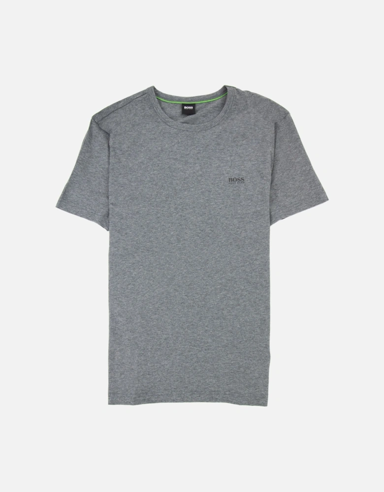 Regular-fit T-shirt With Contrast Logo Grey 037