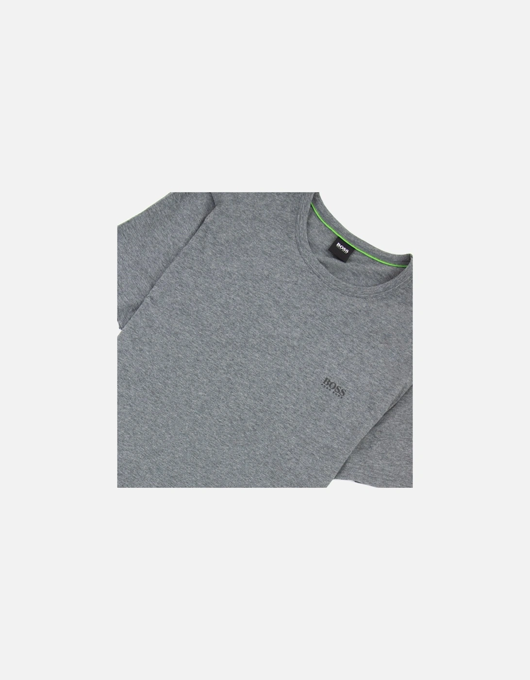 Regular-fit T-shirt With Contrast Logo Grey 037