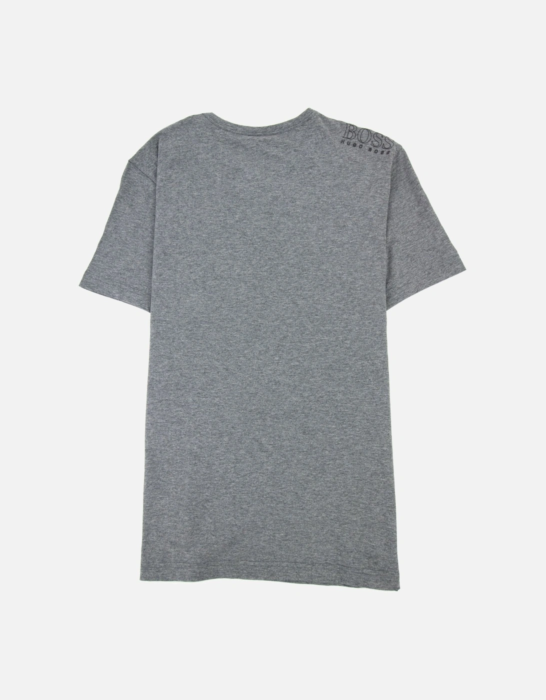 Regular-fit T-shirt With Contrast Logo Grey 037