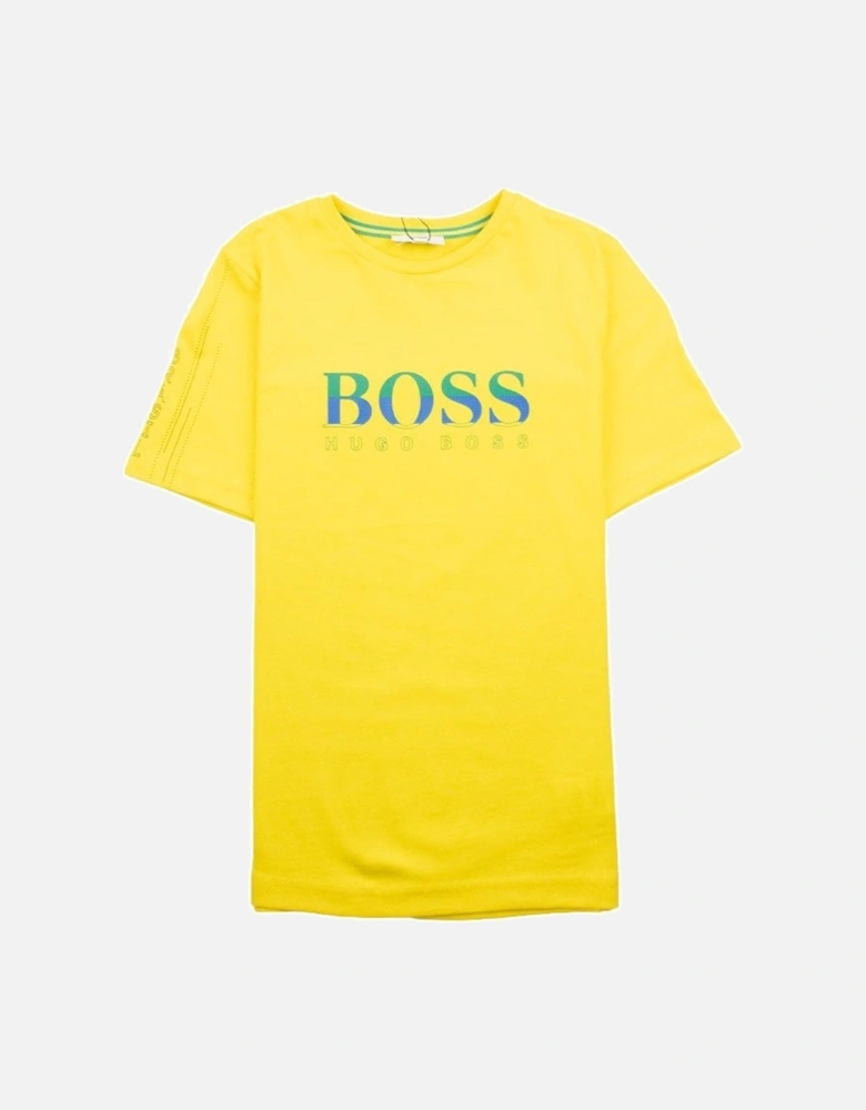 Kids Football 'Brazil' T-Shirt Yellow