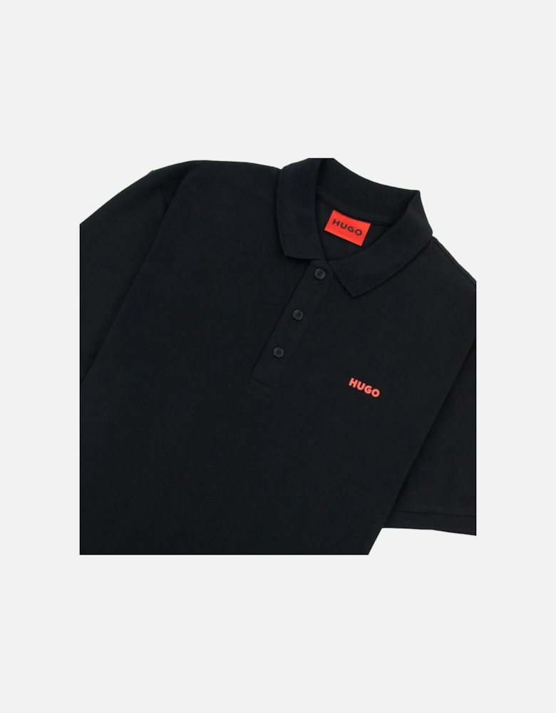 Hugo Donos222 Regular Fit Polo Black 001