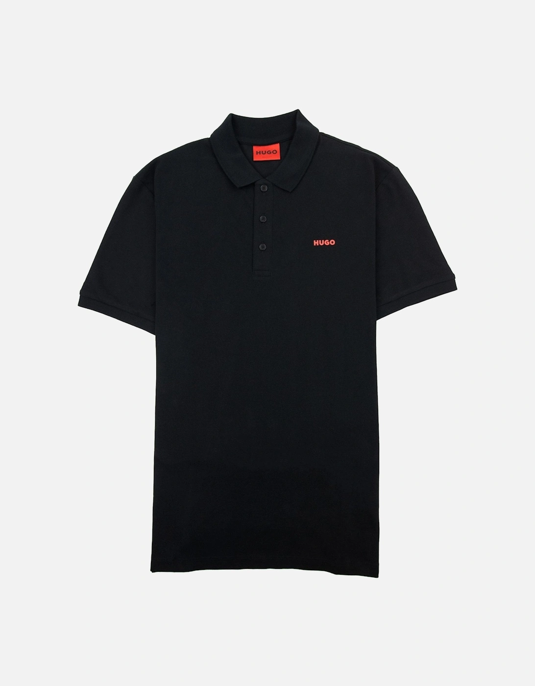 Hugo Donos222 Regular Fit Polo Black 001, 5 of 4
