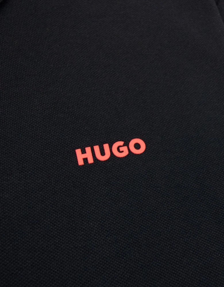 Hugo Donos222 Regular Fit Polo Black 001