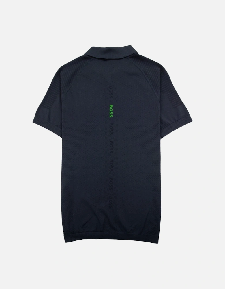 Phileas Half Zip Ss Polo Navy 402