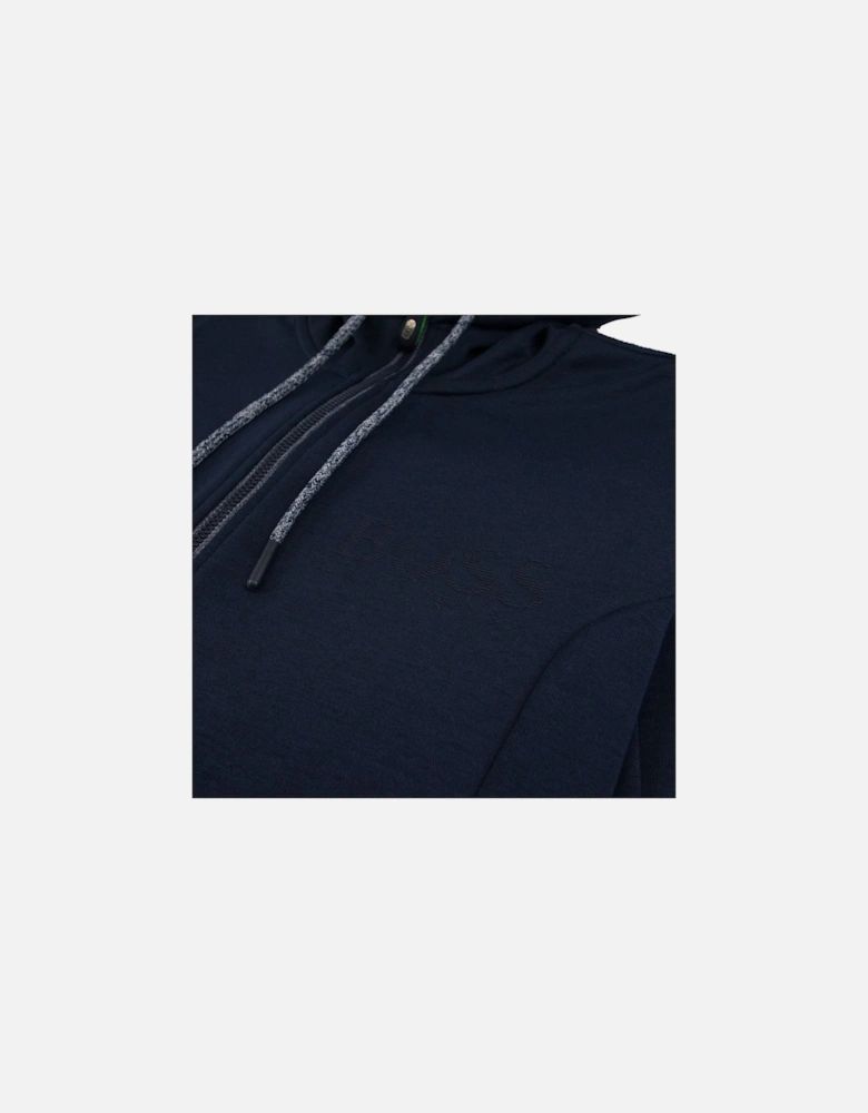 Saggy Hoody Navy Blue/Marl Grey