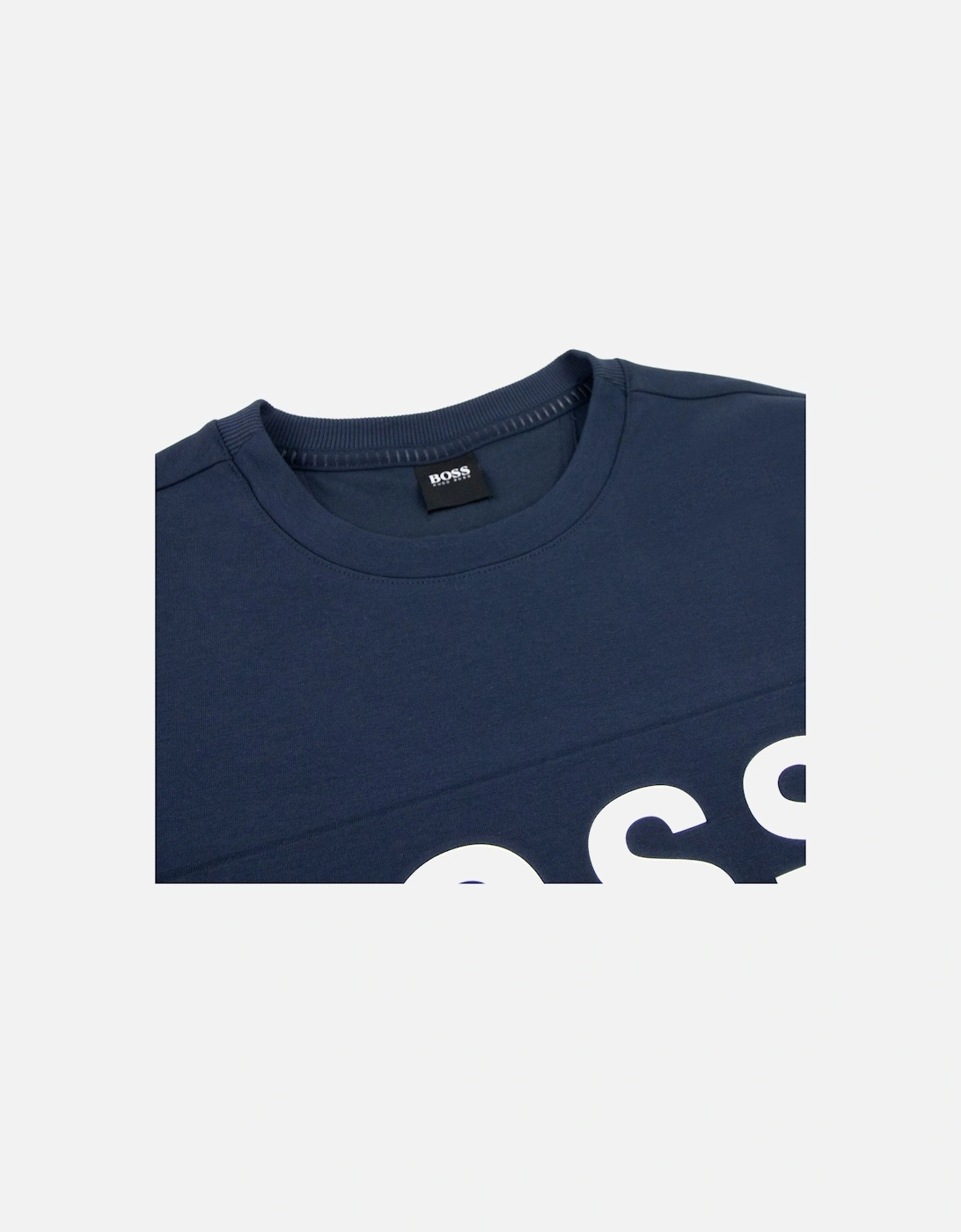 Salbo 1 Printed Logo Sweatshirt Navy 410