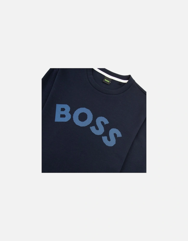 Salbo Iconic Crew Neck Sweat Navy 402