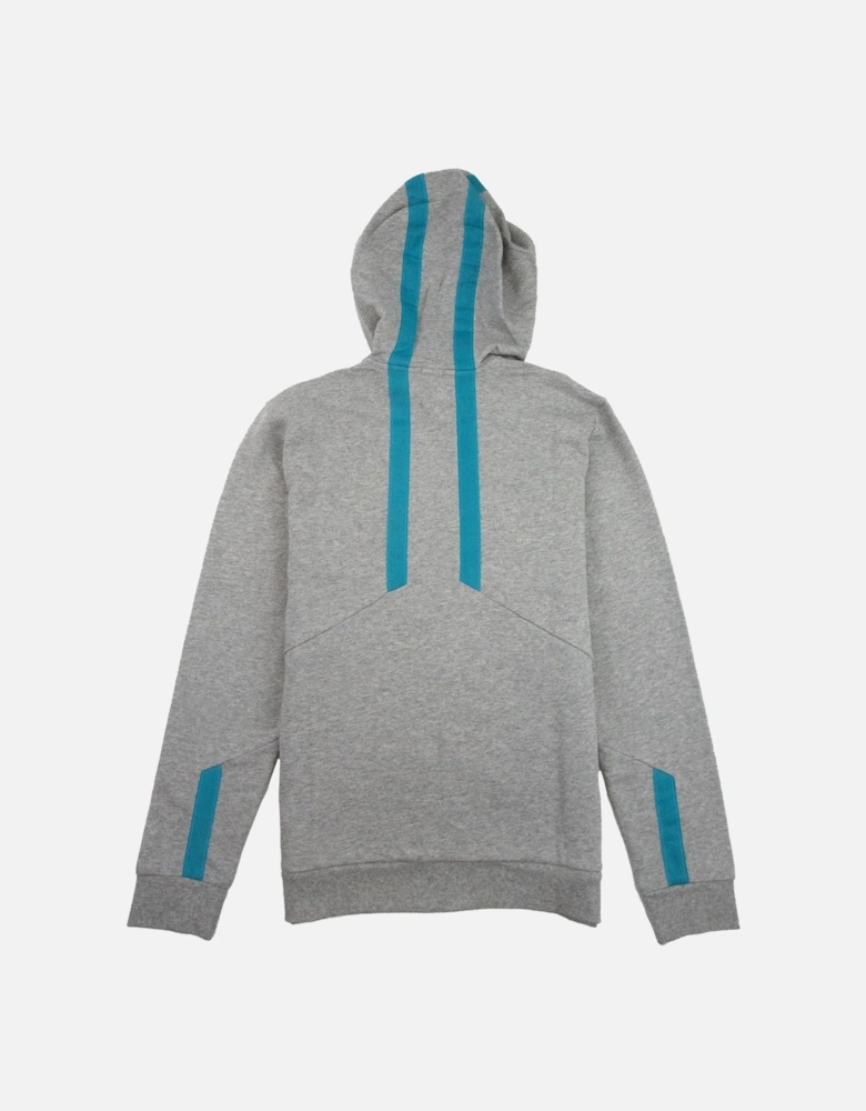 Saggy 1 Mesh Hoodie Grey/Teal