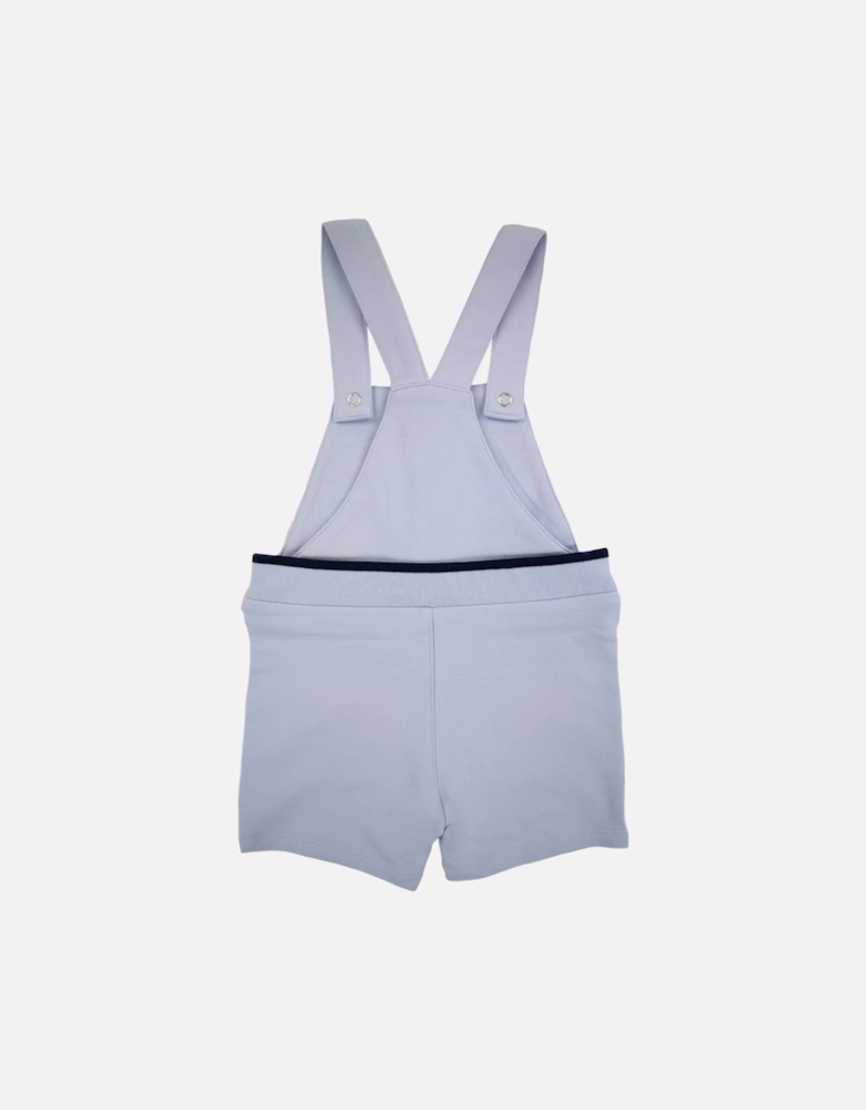 Kids Baby Logo Dungarees Pale Blue 771