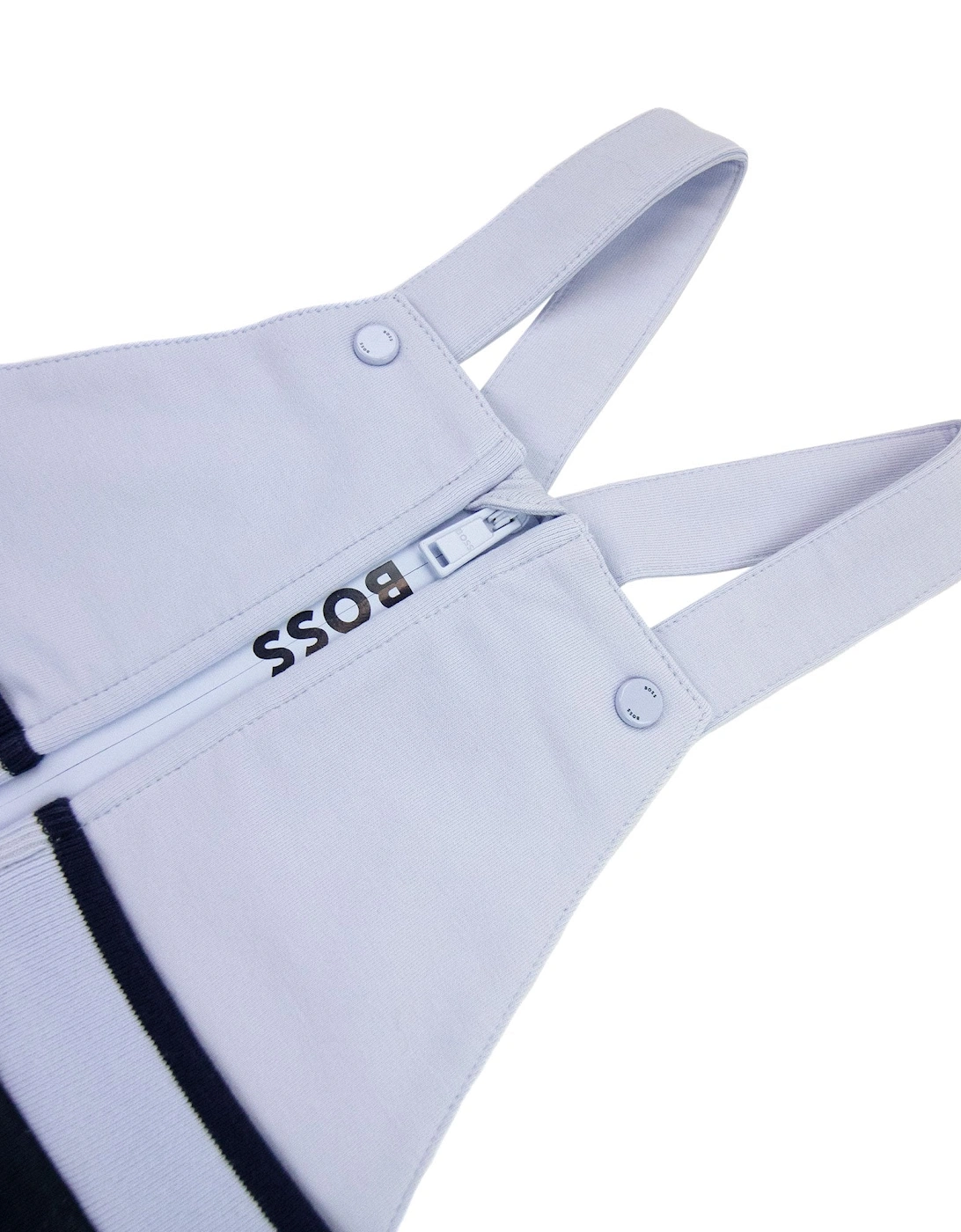 Kids Baby Logo Dungarees Pale Blue 771