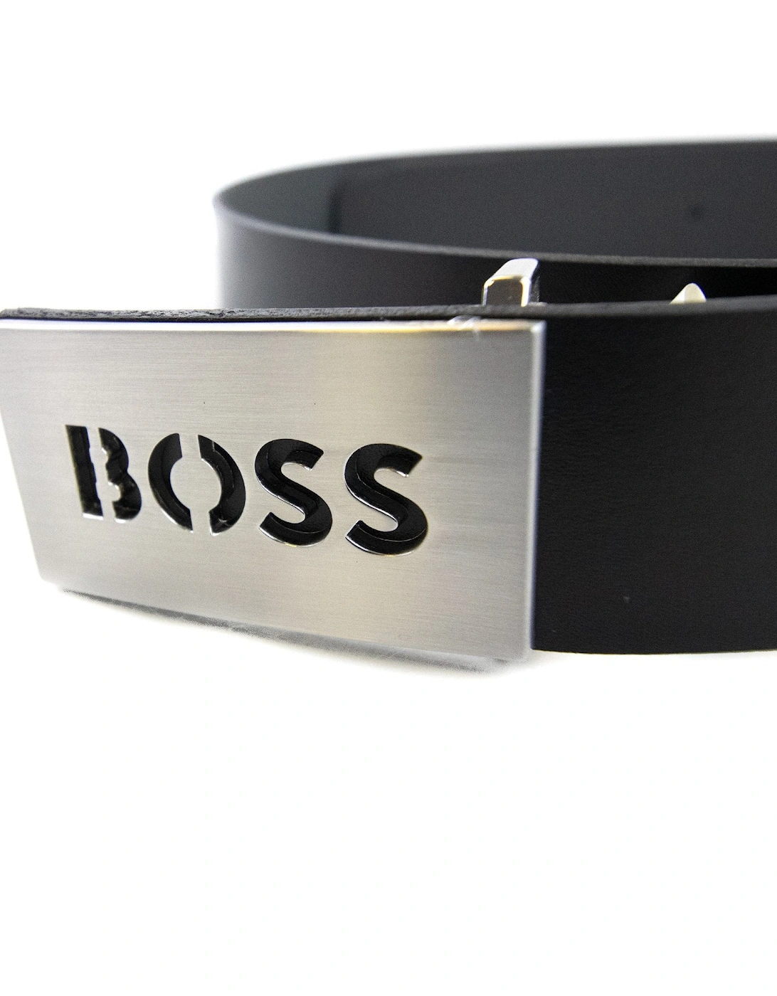 Icon Cut Sz35 Buckle Belt Black 001