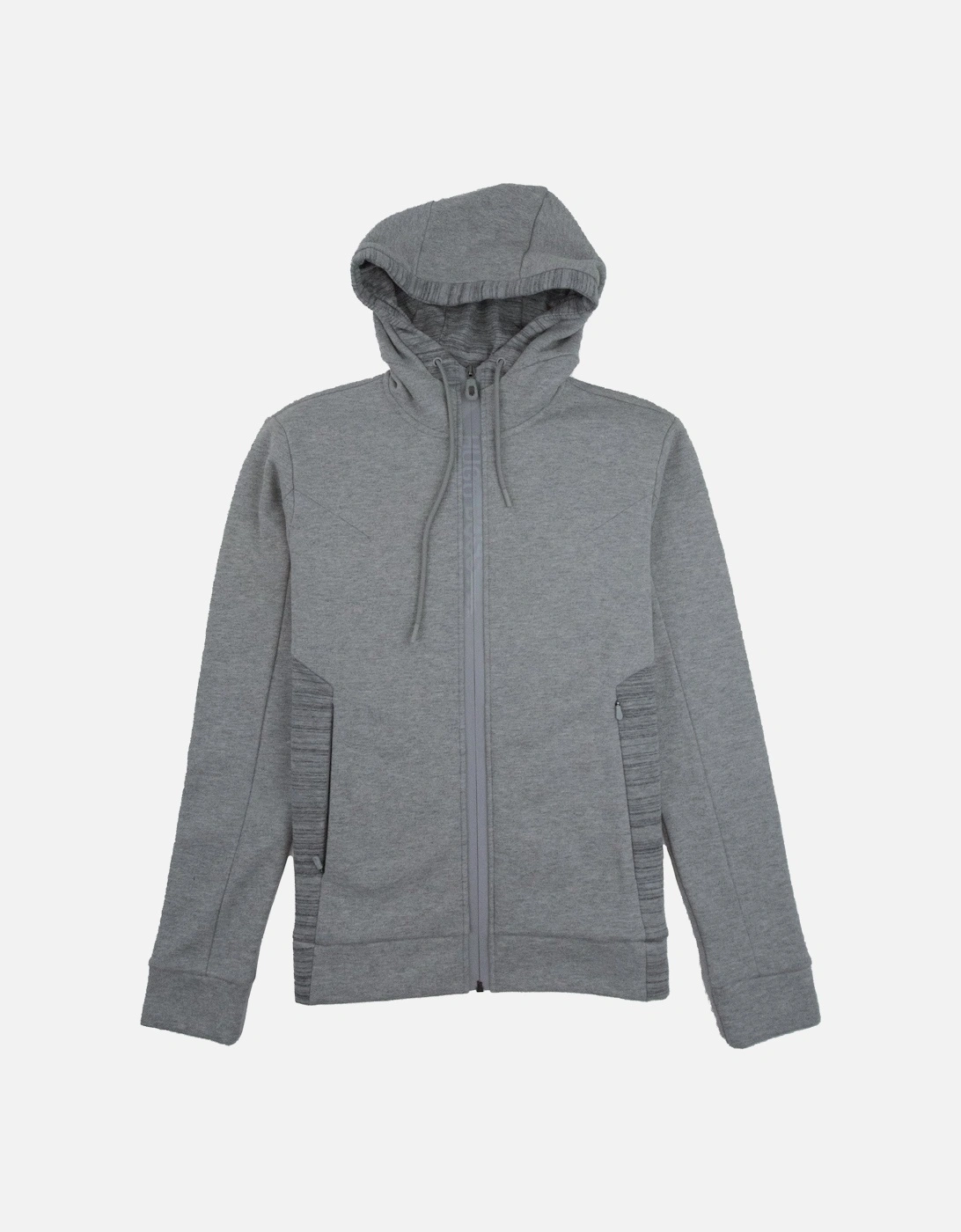 Selwyn Zip Logo Hoody Grey 059, 3 of 2