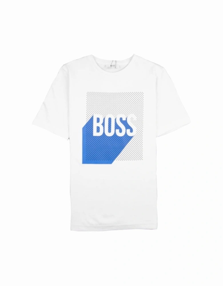 Kids Square Logo T-Shirt White