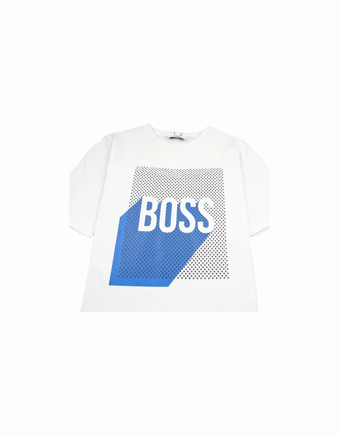 Kids Square Logo T-Shirt White