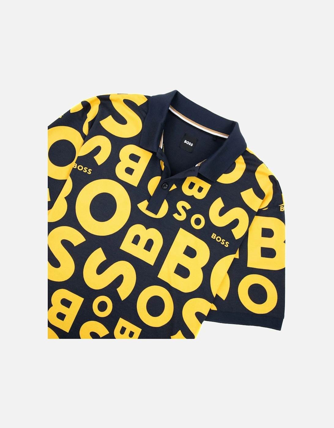 Parlay 156 All Over Logo Polo Dark Navy 404