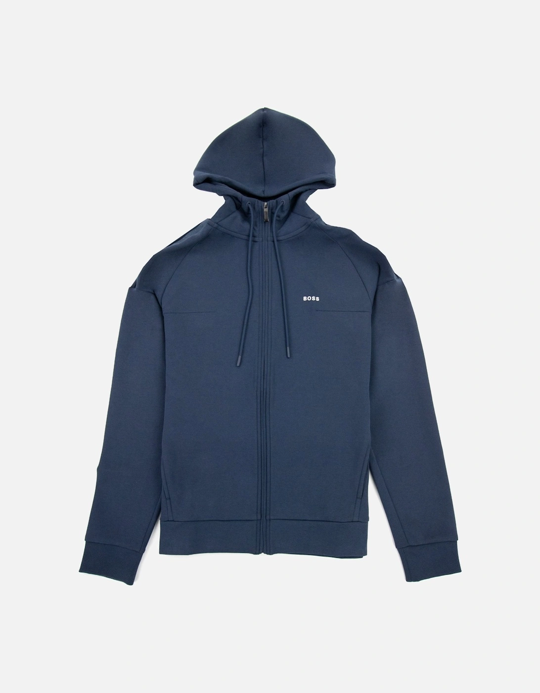 Saggy 1 Logo Zip Up Sweatshirt Navy 410, 5 of 4