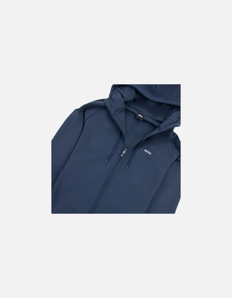Saggy 1 Logo Zip Up Sweatshirt Navy 410