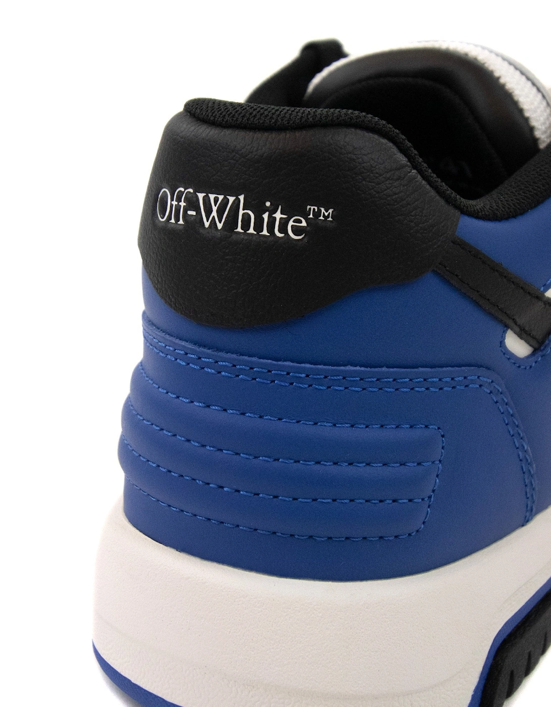 Off White Out Of Office Calf Leather Sneaker Blue/black