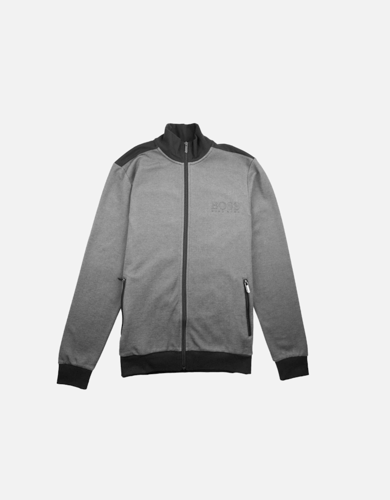 Logo Zip Up Tracksuit Jacket Black