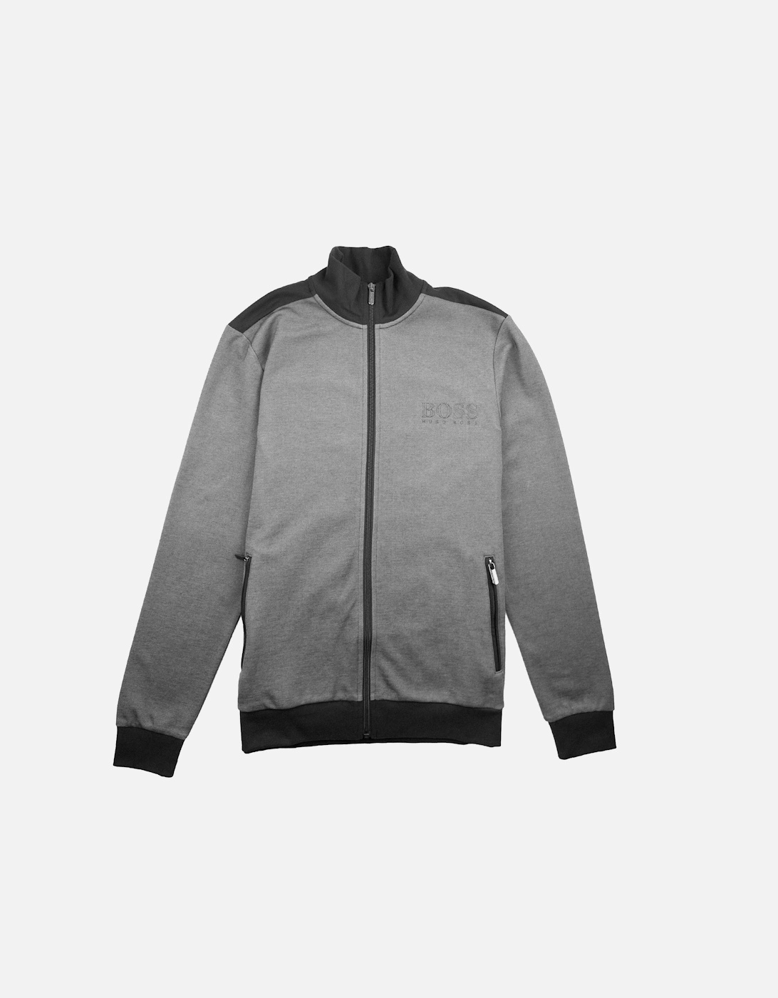 Logo Zip Up Tracksuit Jacket Black, 3 of 2