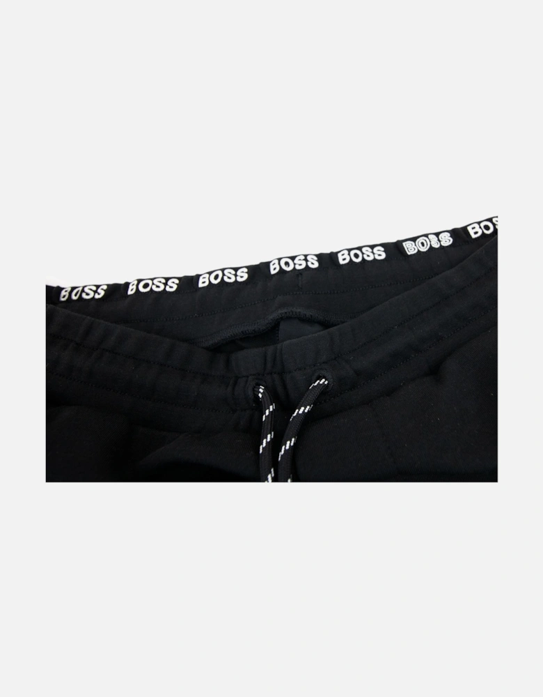 Hadiko 1 Embroidered Logo Pants Black 001