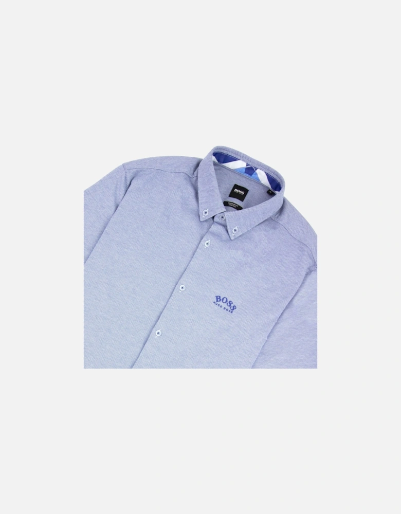 Biadia R Curved Logo S/s Shirt Blue 438
