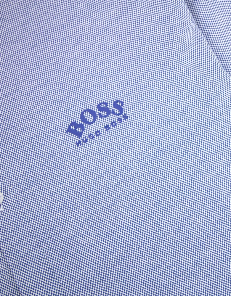 Biadia R Curved Logo S/s Shirt Blue 438