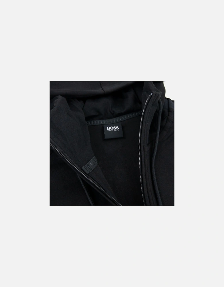Saggy 1 Logo Zip Up Sweatshirt Black 001