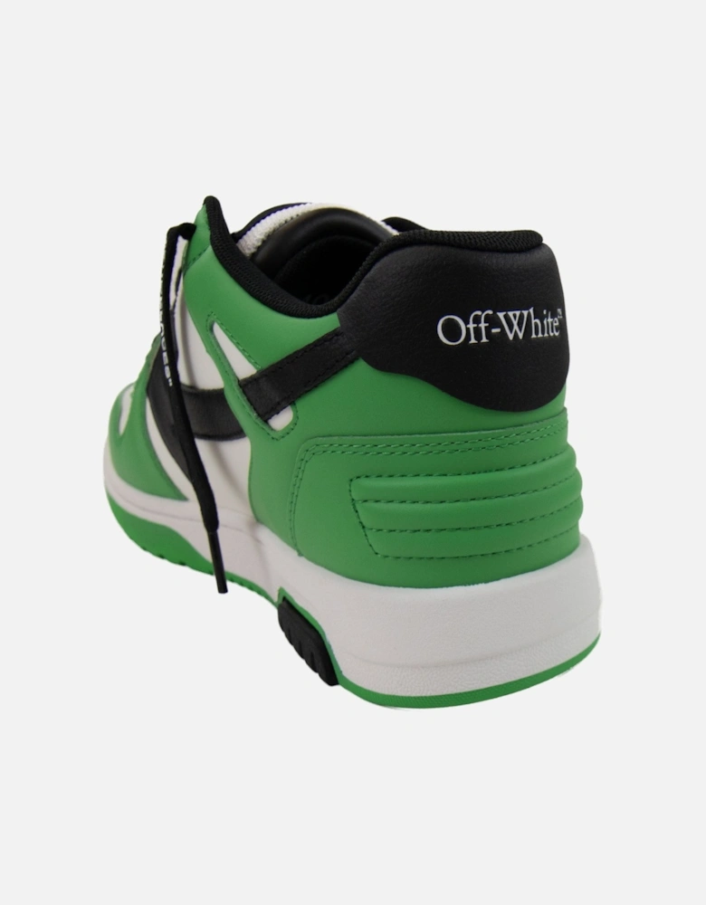 Off White Out Of Office Calf Leather Sneaker Green/Black