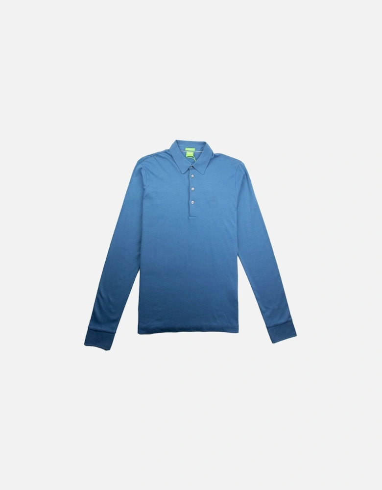 C-Paderna 30 Long Sleeve Polo Sky Blue