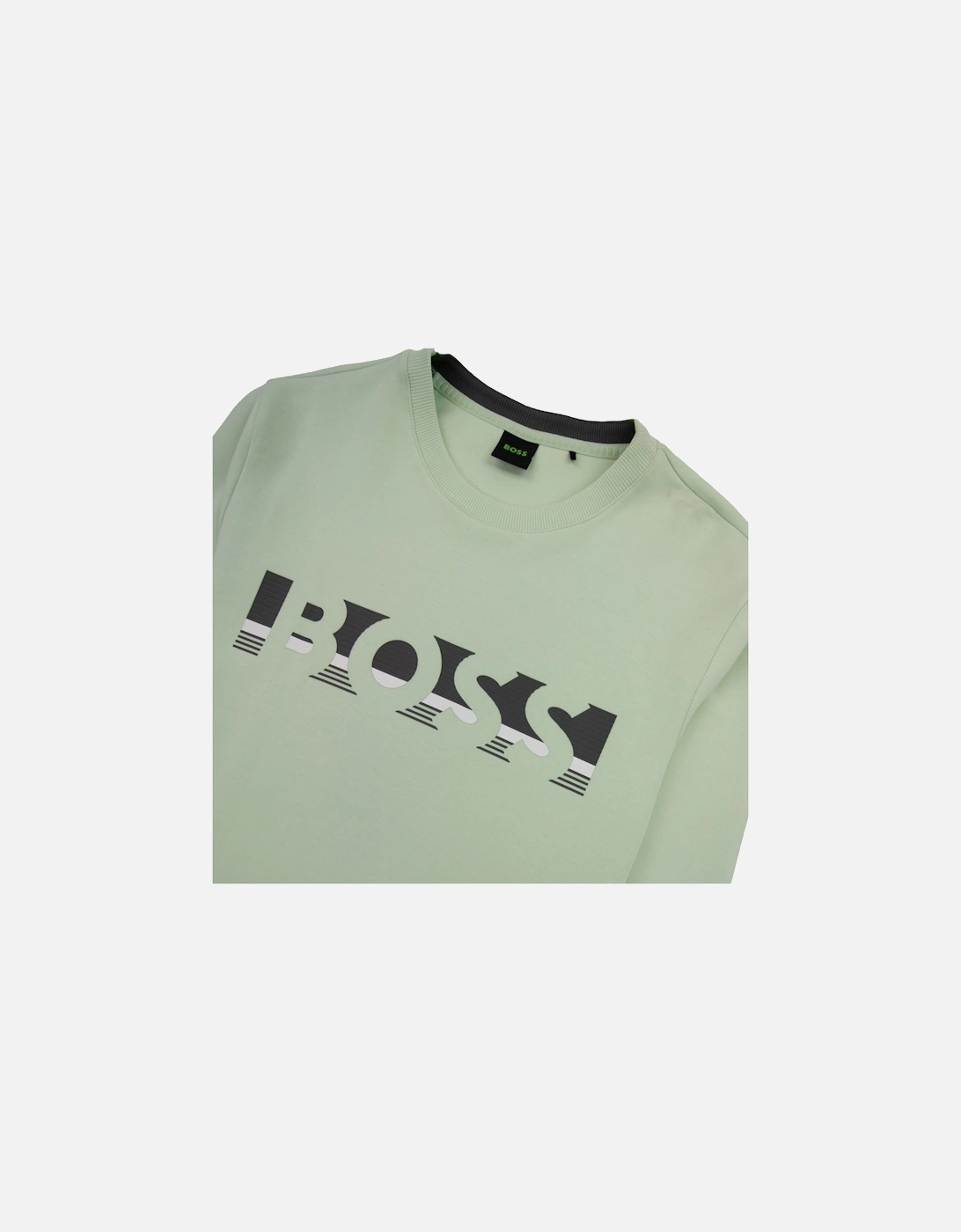 Salbo 1 Broken Logo Crewneck Sweatshirt Pastel Green 361