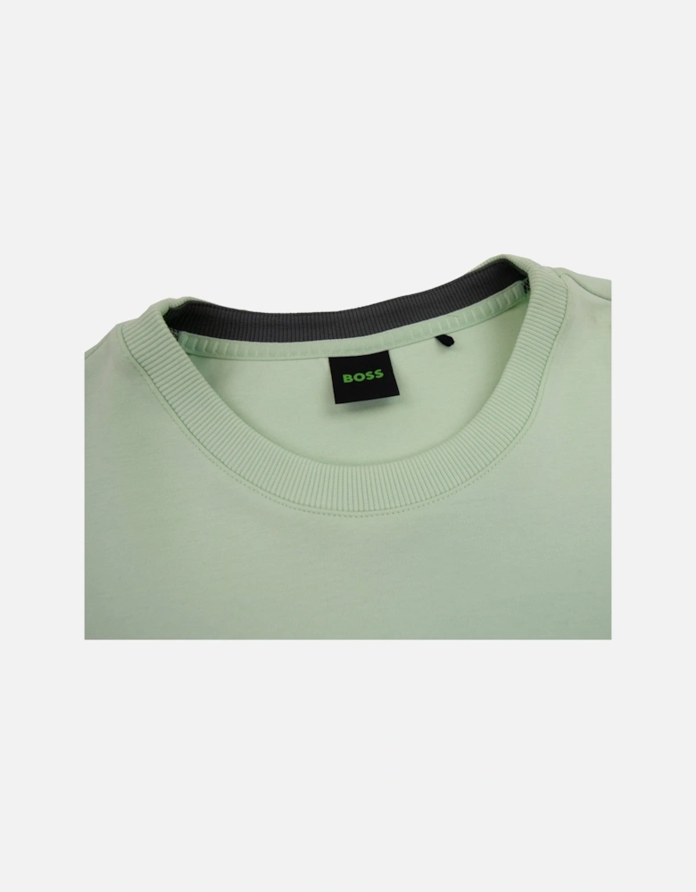 Salbo 1 Broken Logo Crewneck Sweatshirt Pastel Green 361