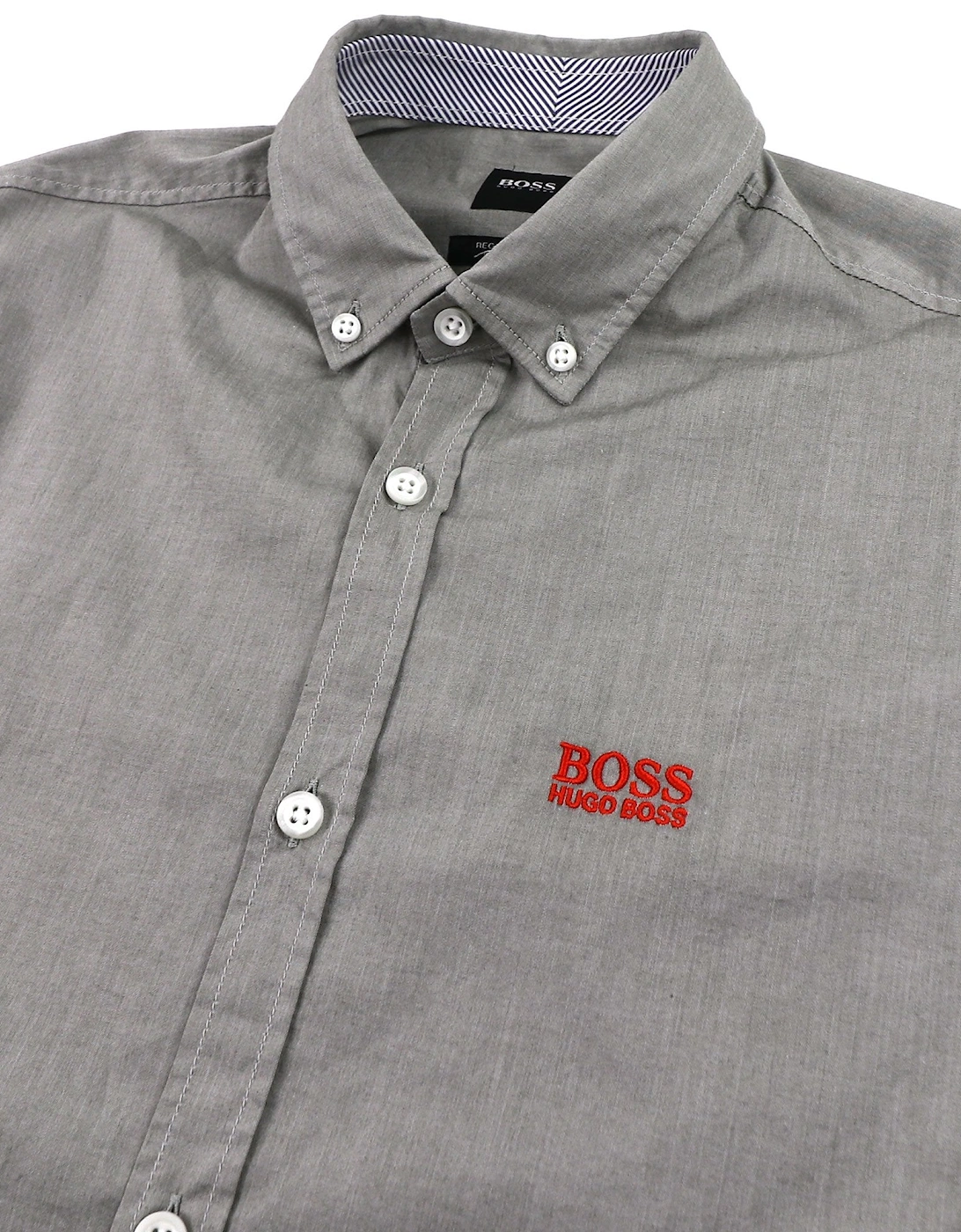 Biado Regular Fit Long Sleeve Shirt Grey