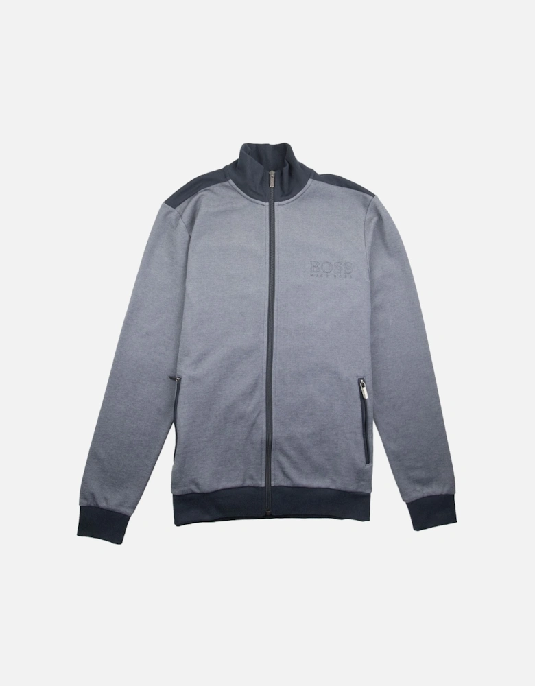 Logo Zip Up Tracksuit Jacket Blue