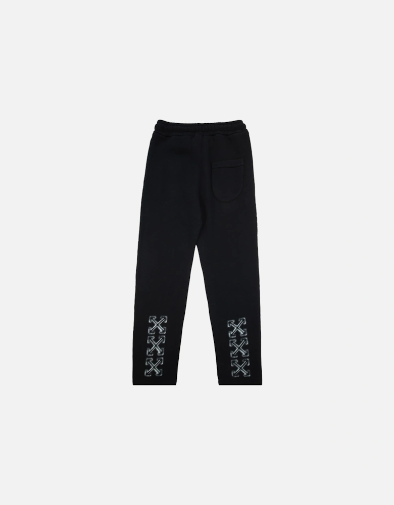 Off White Vibe Arrow Sweatpants Black/aqua