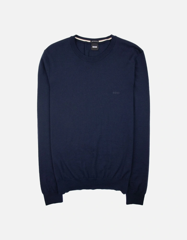 Botto-l Embroidered Logo With Responsible Wool Swe Dark Navy 404