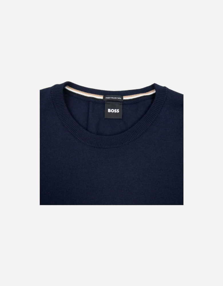 Botto-l Embroidered Logo With Responsible Wool Swe Dark Navy 404