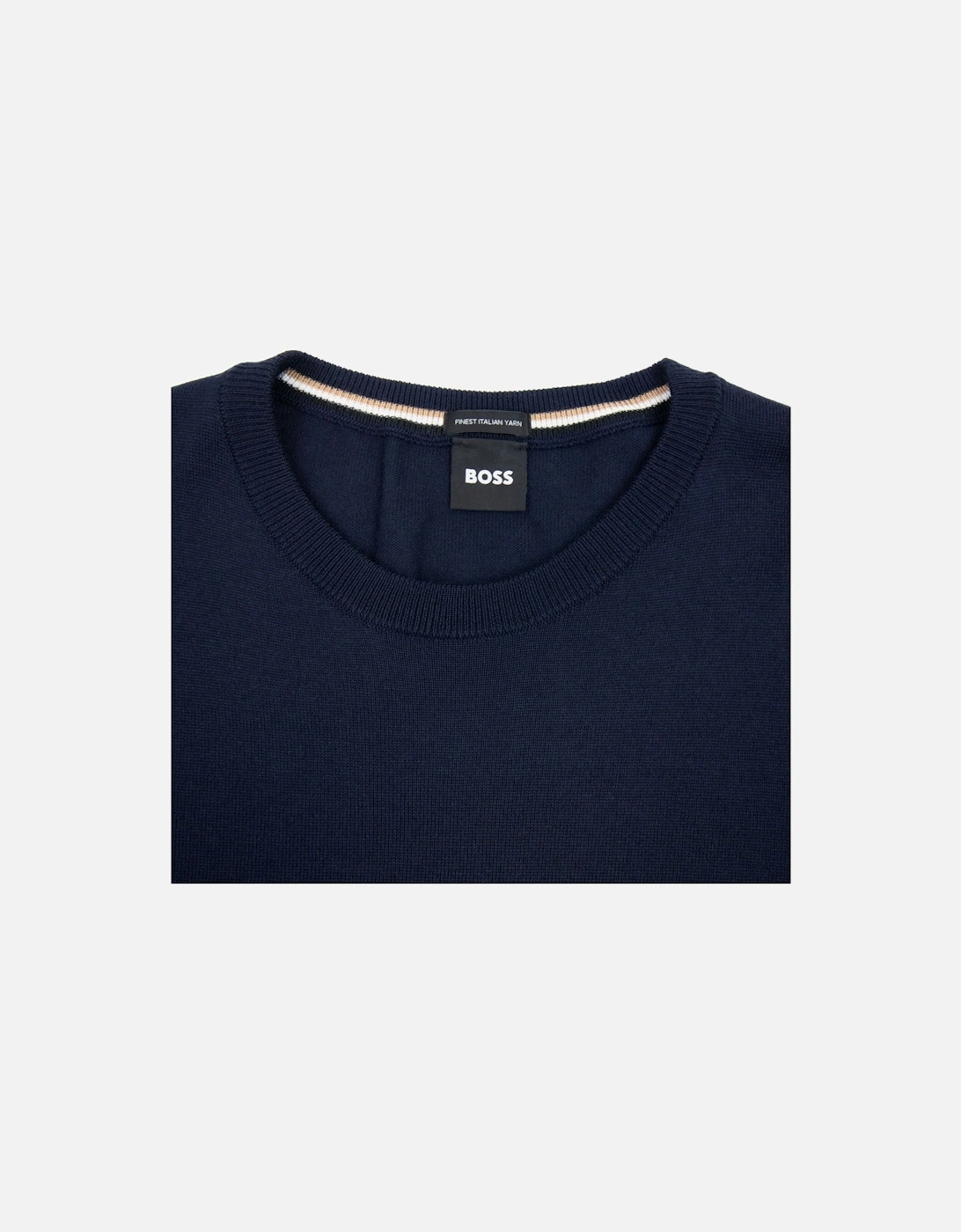 Botto-l Embroidered Logo With Responsible Wool Swe Dark Navy 404