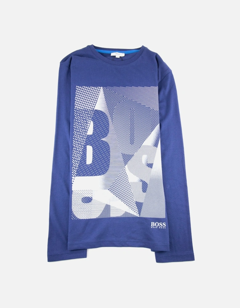 Kids Real Genuine L/s T Shirt Blue