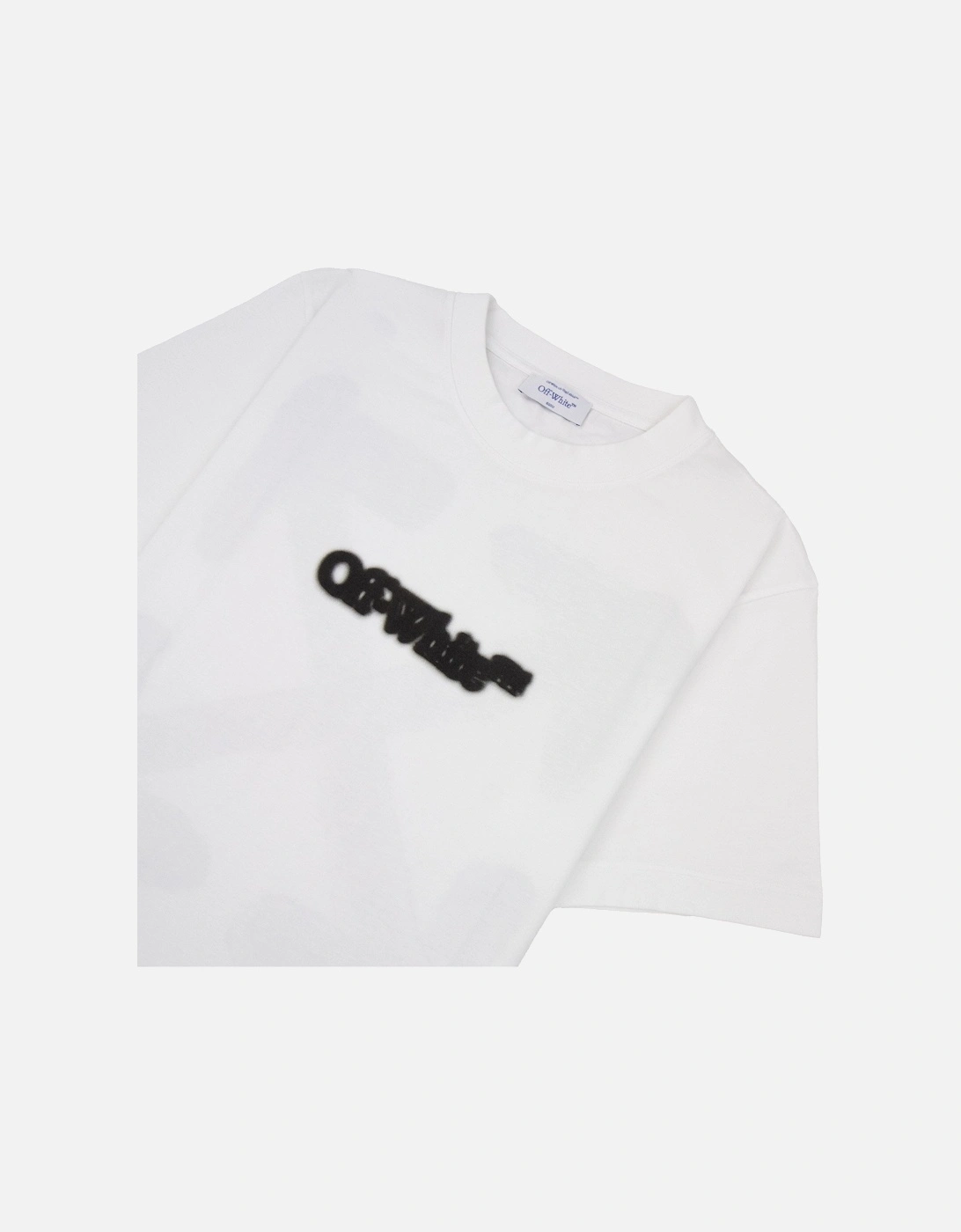Off White Spray Arrow Slim S/s T-shirt White