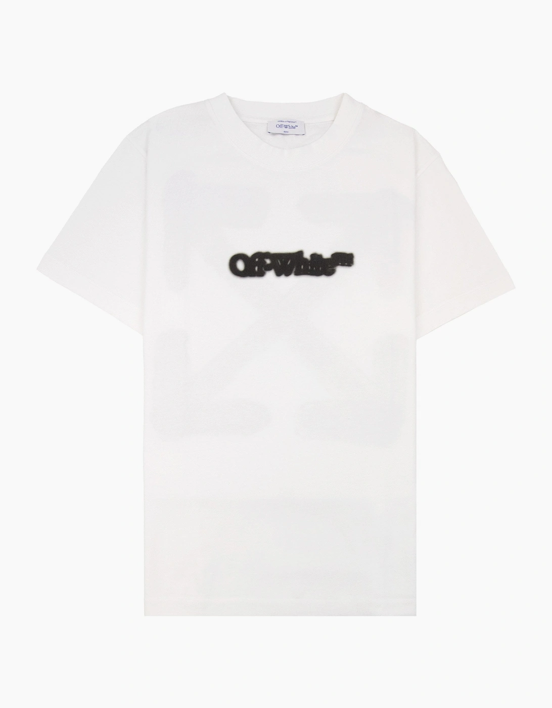 OFF-WHITE Men's Off White Spray Arrow Slim S/s T-shirt White - Size: 38