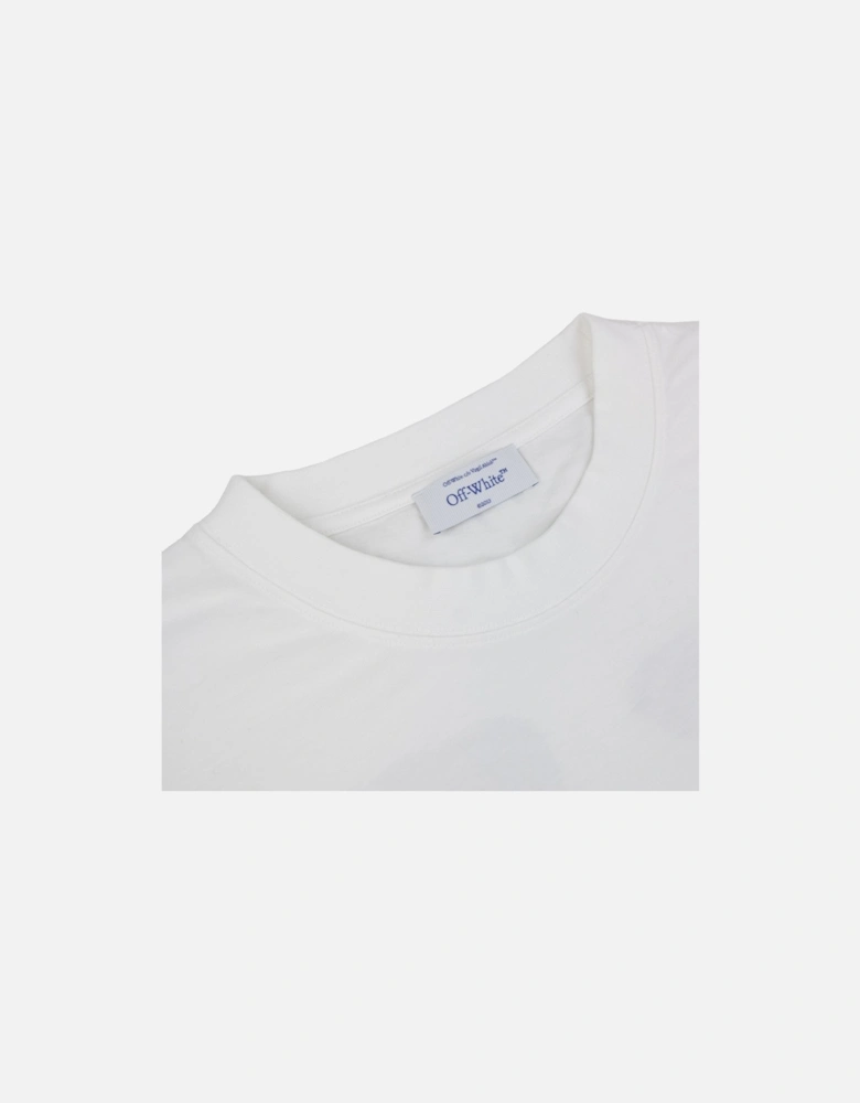 Off White Spray Arrow Slim S/s T-shirt White