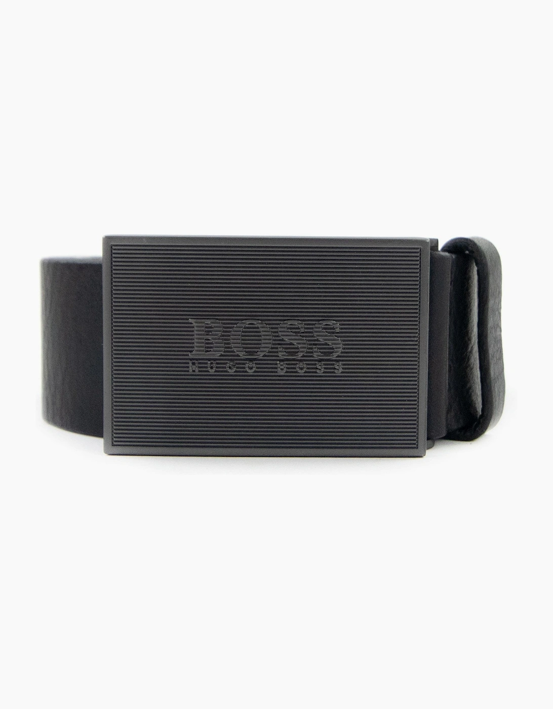 Men's Hugo Boss Icon Logo Belt Black 001 - Size: 115