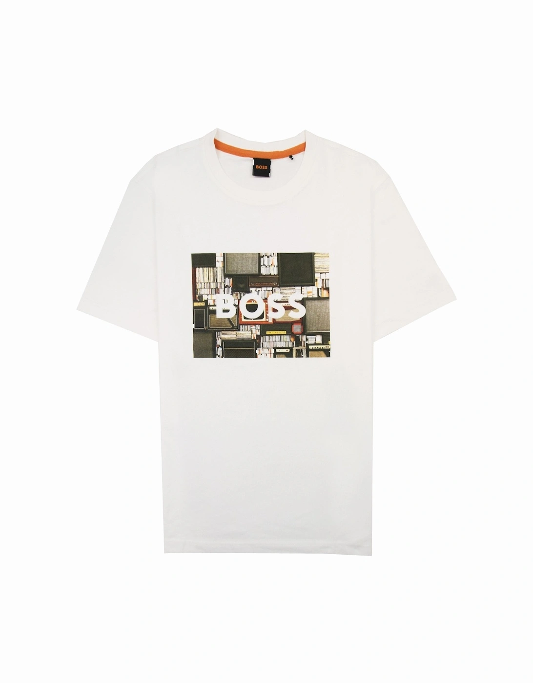Tee Heavy Boss Seasonal Artwork T Shirt White 101, 6 of 5