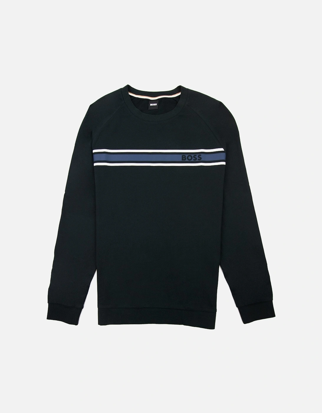 Authentic Logo Crewneck Sweatshirt Black 001, 5 of 4