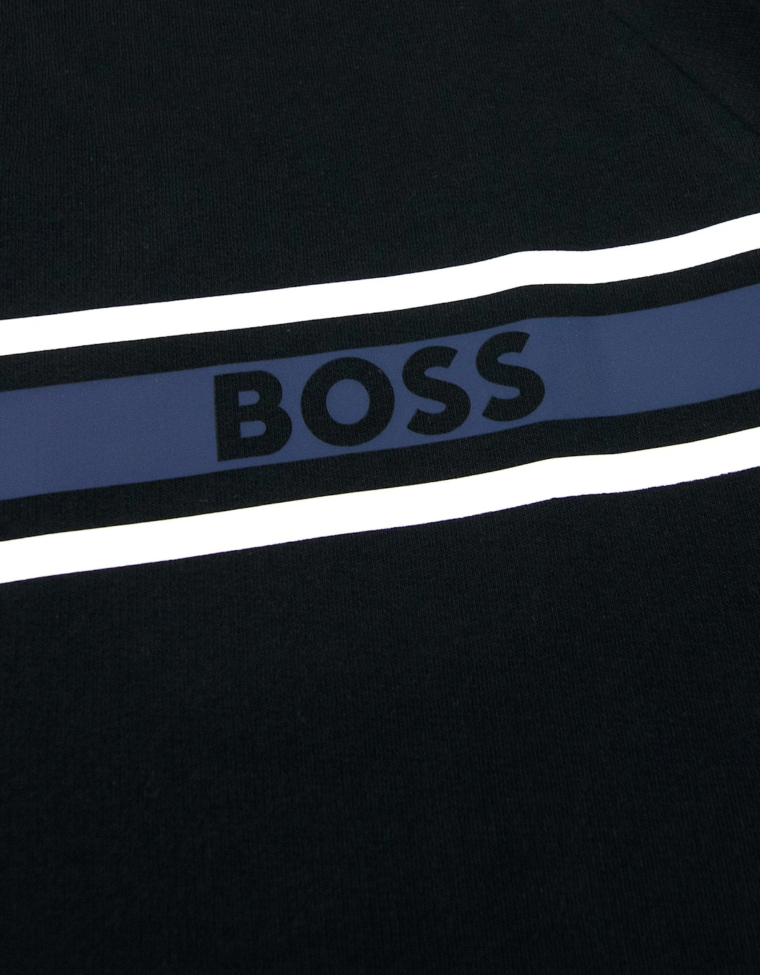 Authentic Logo Crewneck Sweatshirt Black 001