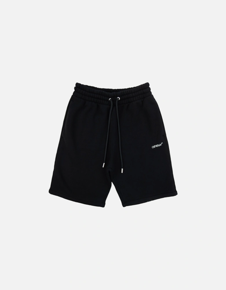 Off White Vibe Arrow Skate Sweatshorts Black/aqua