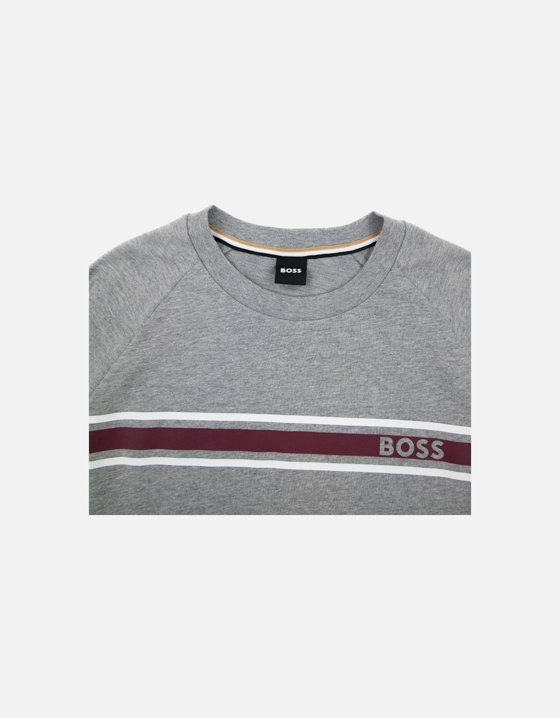 Authentic Logo Crewneck Sweatshirt Grey 033