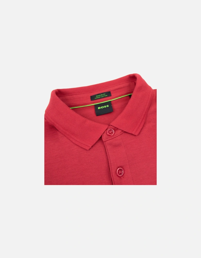 Pirol Regular Fit L/s Polo Red 616